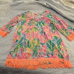 Lilly fringe tunic dress